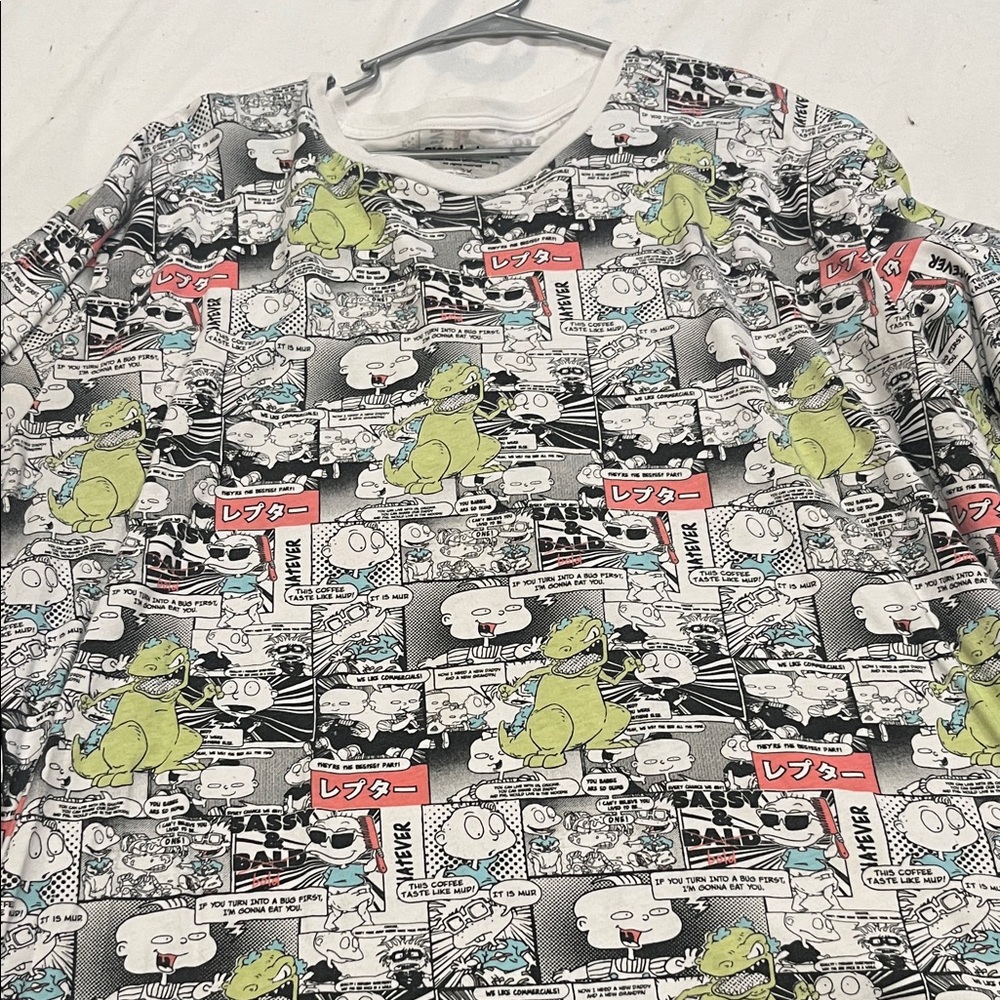 Nickelodeon Graphic Tee - Black, White, Green, Red
